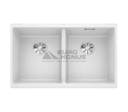 BLANCO Мойка под столешницу для кухни SUBLINE 350/350-U без крыла белый (523578)
